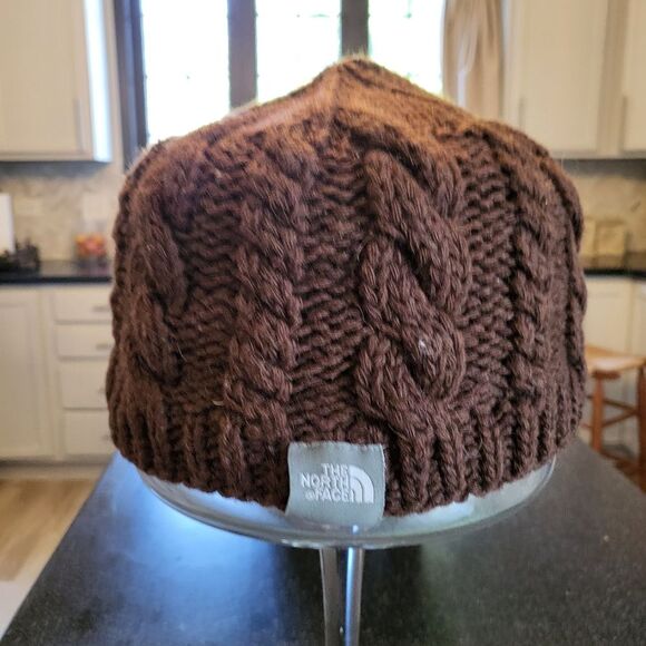 The North Face Wool Alpaca Blend Cable knit Beanie Hat Outdoor Hiking Unisex OS - Picture 6 of 7